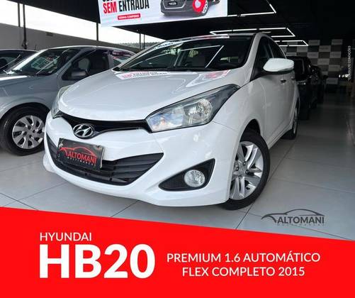 HYUNDAI HB20 1.6 PREMIUM 16V FLEX 4P AUTOMÁTICO HYUNDAI HB20 1.6 PREMIUM 16V FLEX 4P AUTOMÁTICO